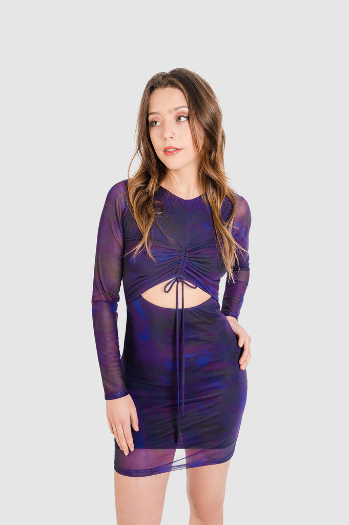 Vestido Cut Out Mauri VESTIDOS NOW Morado XS 