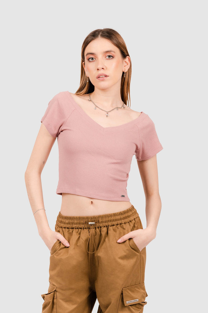 Croptop Sad CROPTOPS NOW Rosado XS 