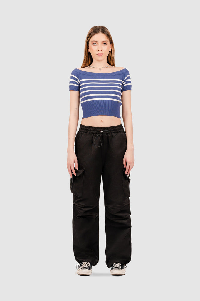 Polo Crop Madox POLOS NOW Azul XS 