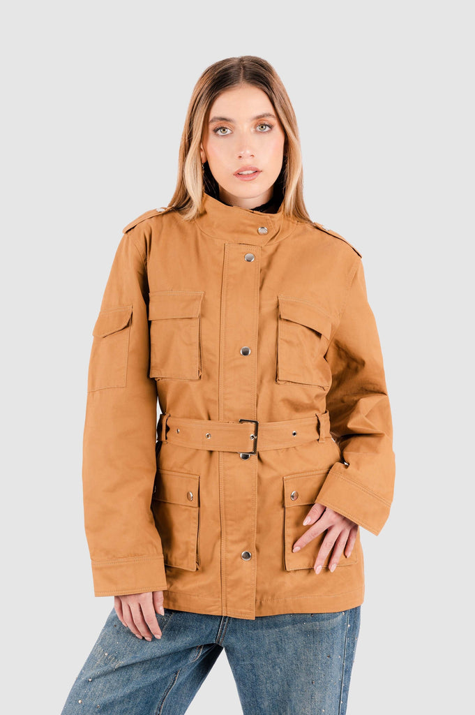 Parka Cargo Reid ABRIGOS NOW Camel XS 