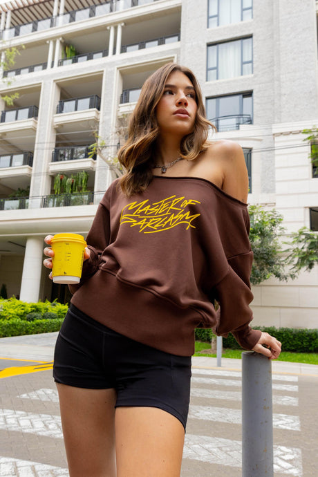 Polera Regular Fit Ozd POLERAS NOW Marrón X Small 