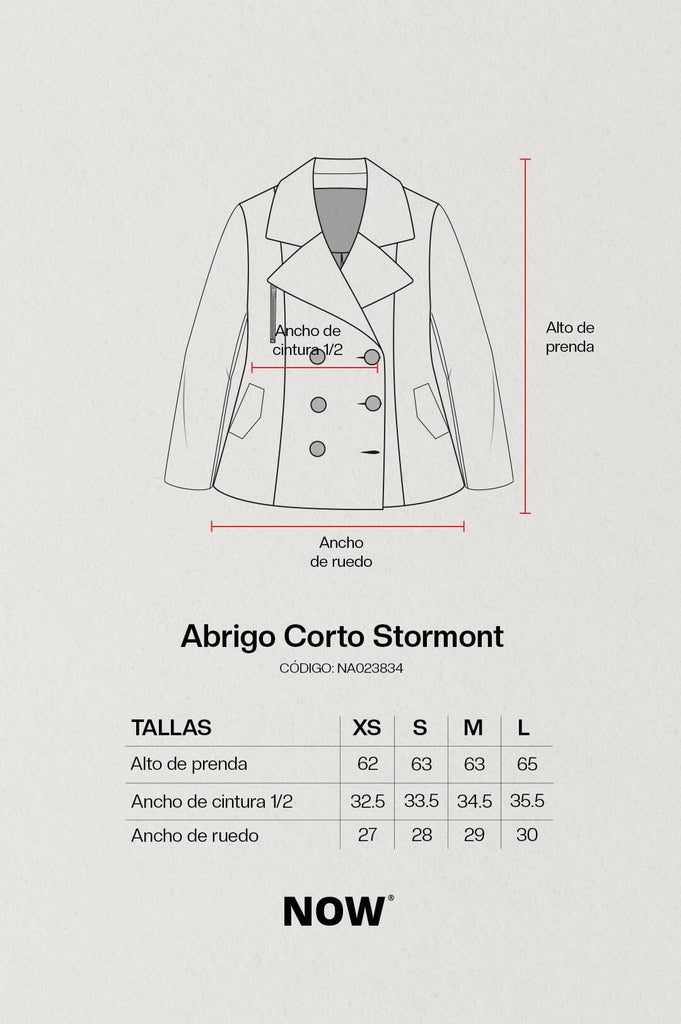 Abrigo Corto Stormont ABRIGOS NOW 
