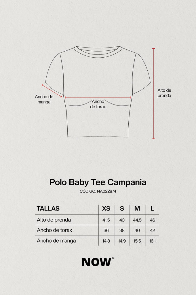 Polo Baby Tee Campania POLOS NOW 