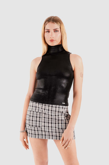 Tank Crop Cuello Alto Brooks CROPTOPS NOW Negro XS 