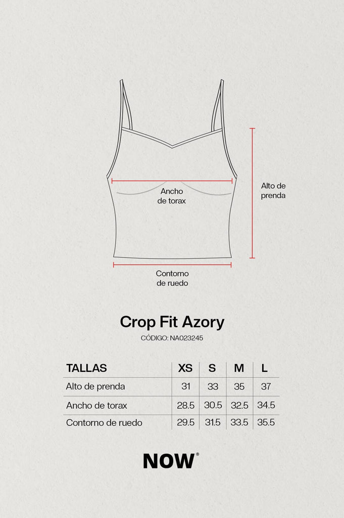 Crop Fit Azory CROPTOPS NOW 