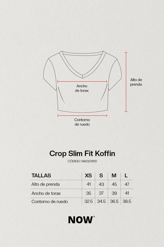 Crop Slim Fit Koffin POLOS NOW 
