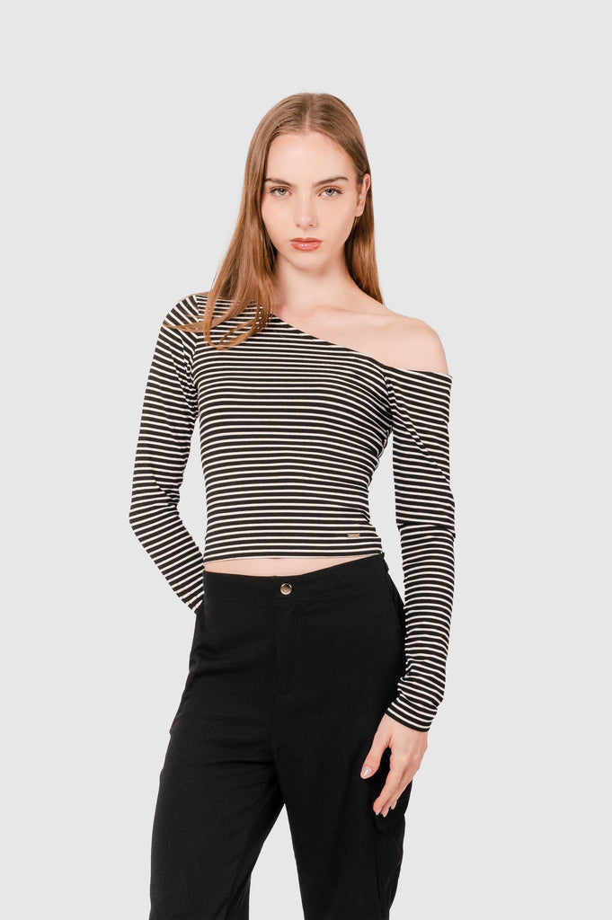 Crop Top M/Larga Brewester CROPTOPS NOW Negro XS 