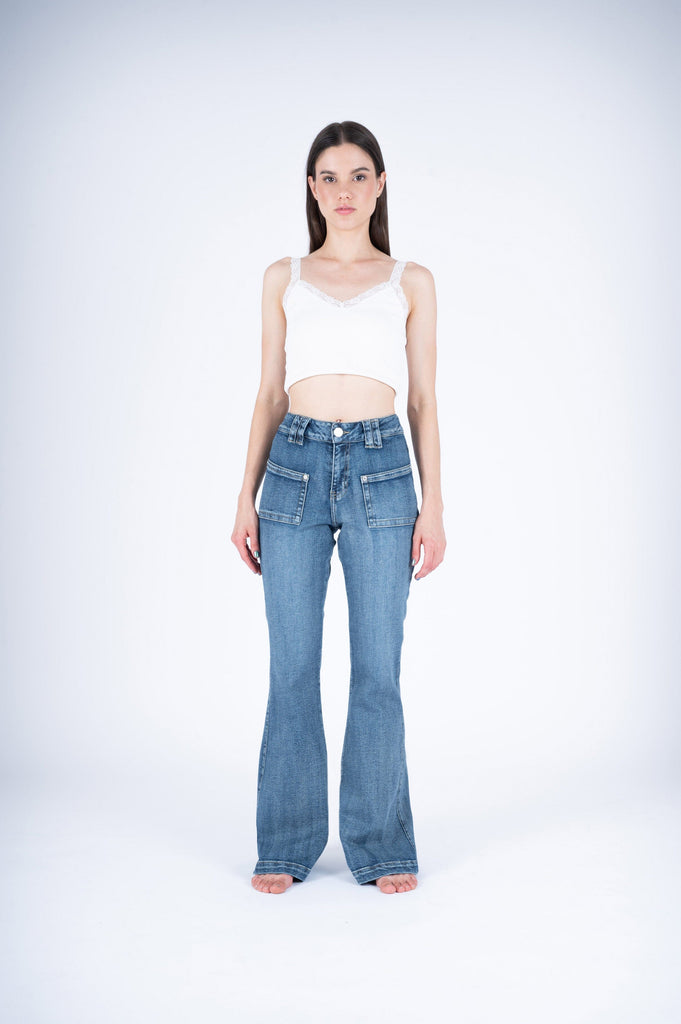 Pantalón Flare Denim Setif PANTALONES NOW 