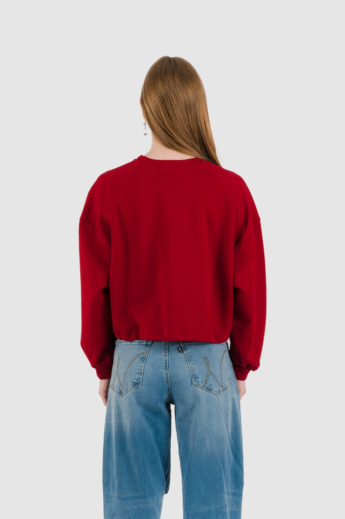 Polera Crop Loa Oversize POLERAS NOW 