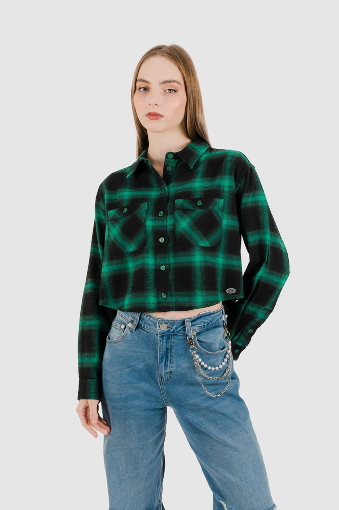 Camisa Boxy Matt CAMISAS NOW Verde XS 