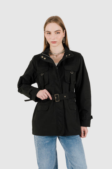 Parka Cargo Sevda ABRIGOS NOW Negro XS 