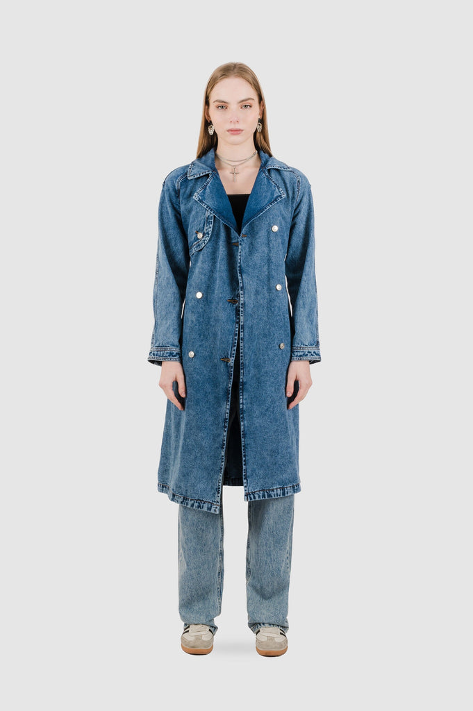 Gabardina Denim Arlo ABRIGOS NOW 