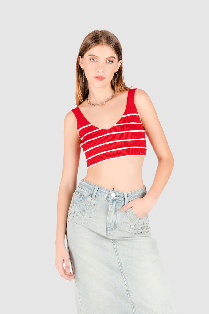 Croptop Lecce CROPTOPS NOW Rojo XS 