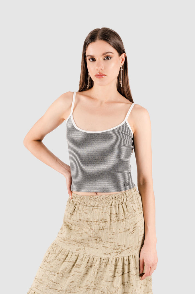 Tank Crop Roth CROPTOPS NOW Gris XS 