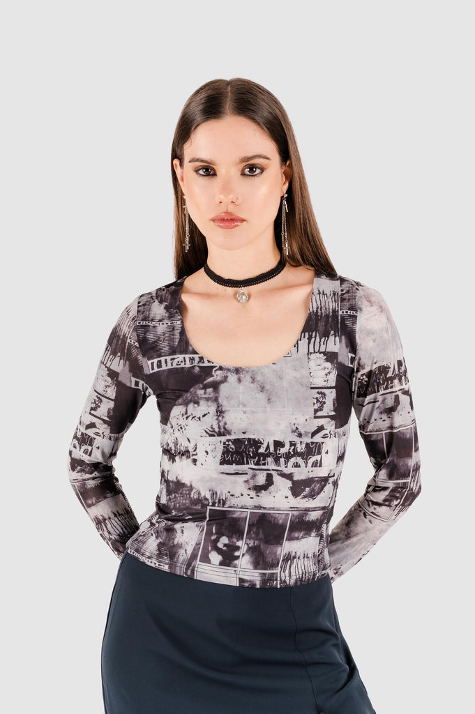 Crop Paper CROPTOPS NOW Gris S 