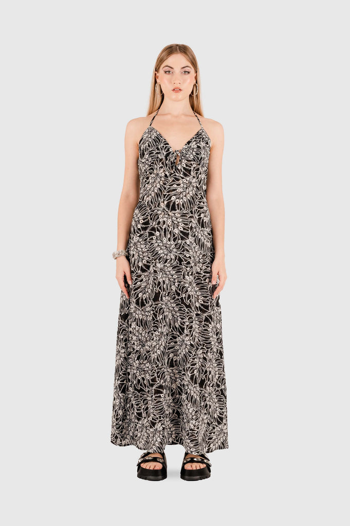 Maxi Vestido Hasselt VESTIDOS NOW Negro XS 