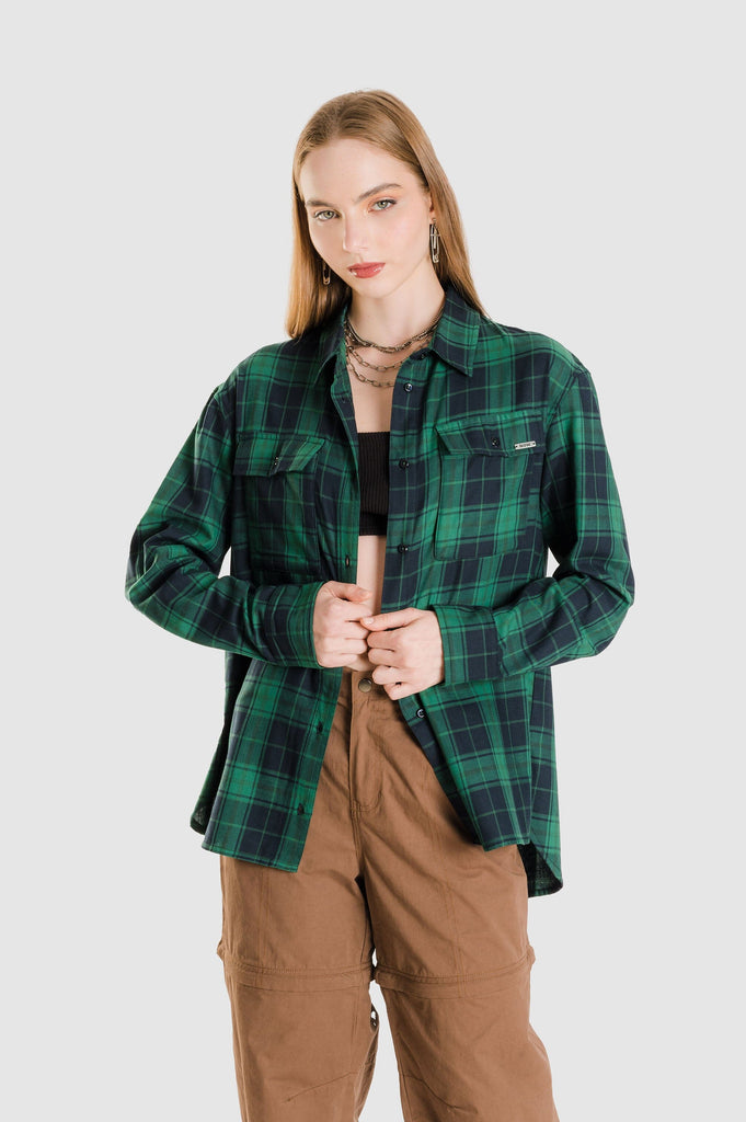 Camisa Oversize Mixie CAMISAS NOW Verde S 