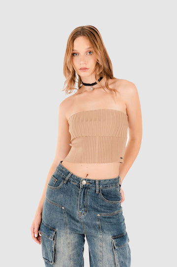 Croptop Nissi CROPTOPS NOW Beige XS 