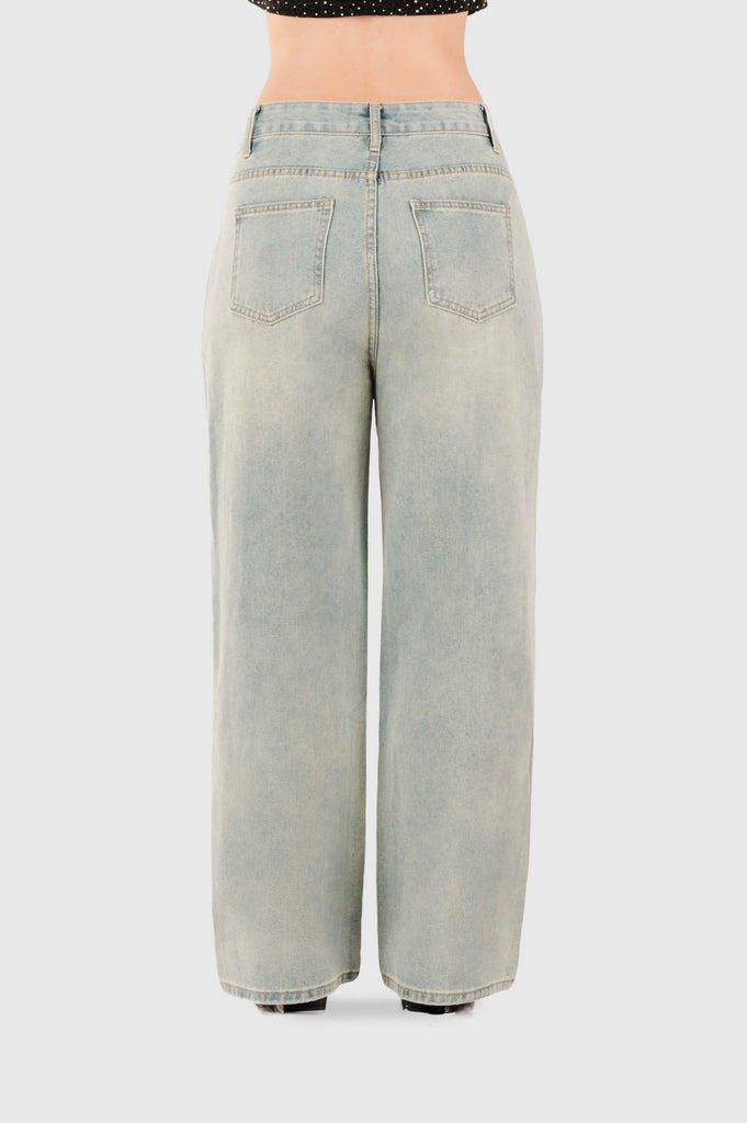 Pantalón Recto Britney Denim PANTALONES NOW 