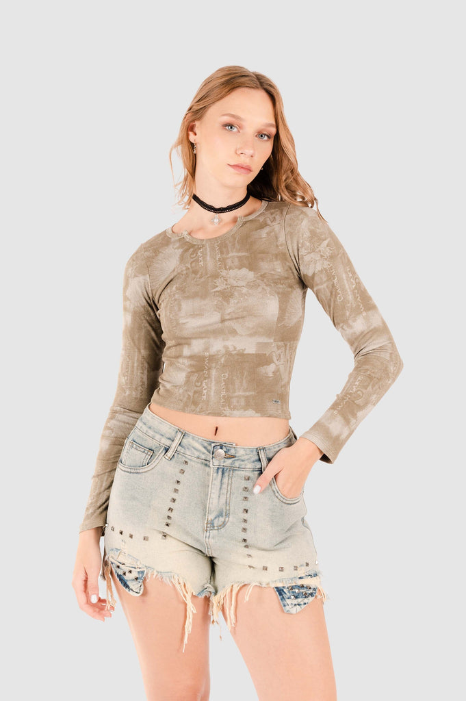 Croptop Shaizar CROPTOPS NOW Verde S 