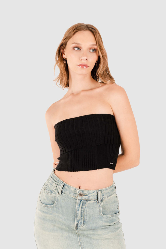 Croptop Nissi CROPTOPS NOW Negro XS 