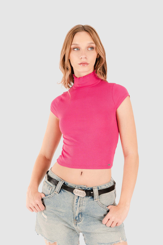 Croptop Domnic CROPTOPS NOW Fucsia S 