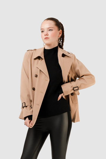 Parka Prawla ABRIGOS NOW Peru Beige Claro XS 