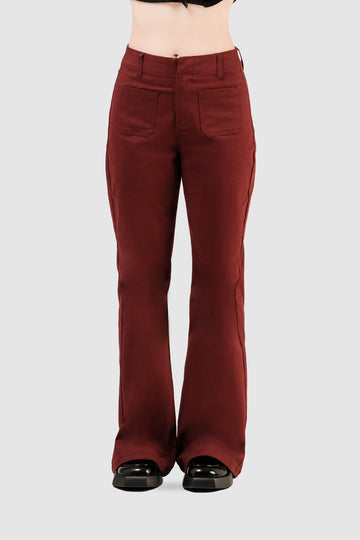 Pantalón Flare Fit Boyd PANTALONES NOW Vino 24 