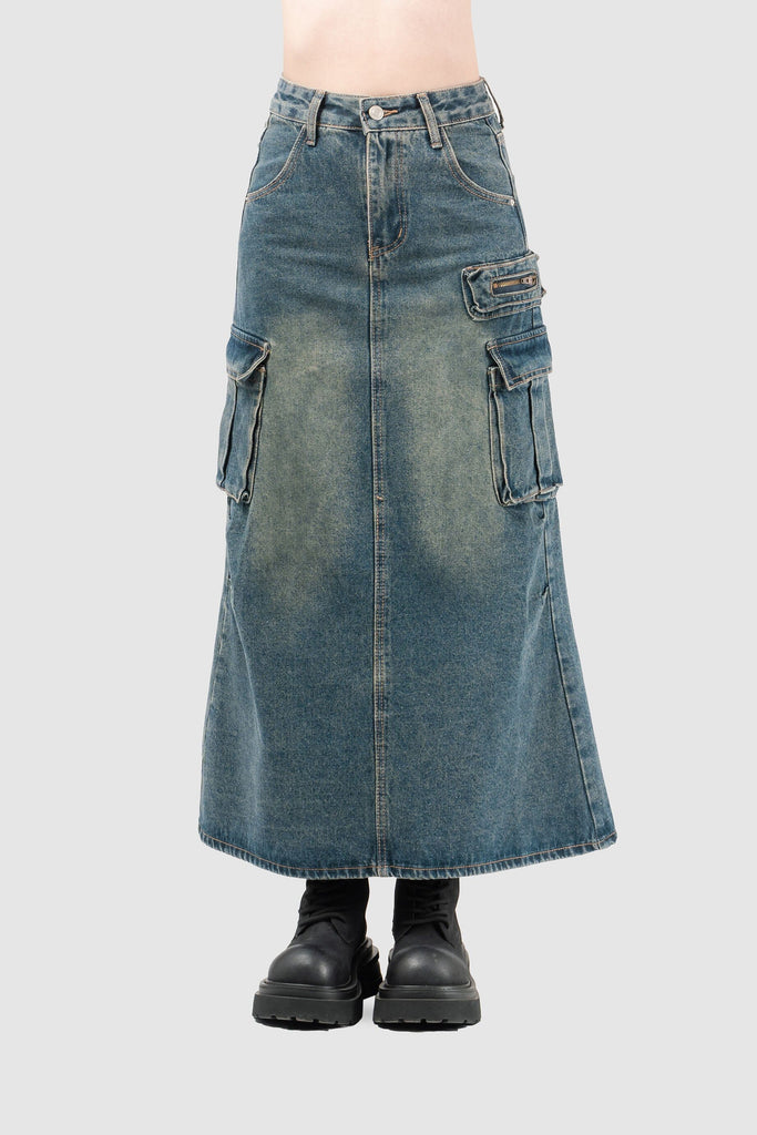 Maxi Falda Denim Irish FALDAS NOW 