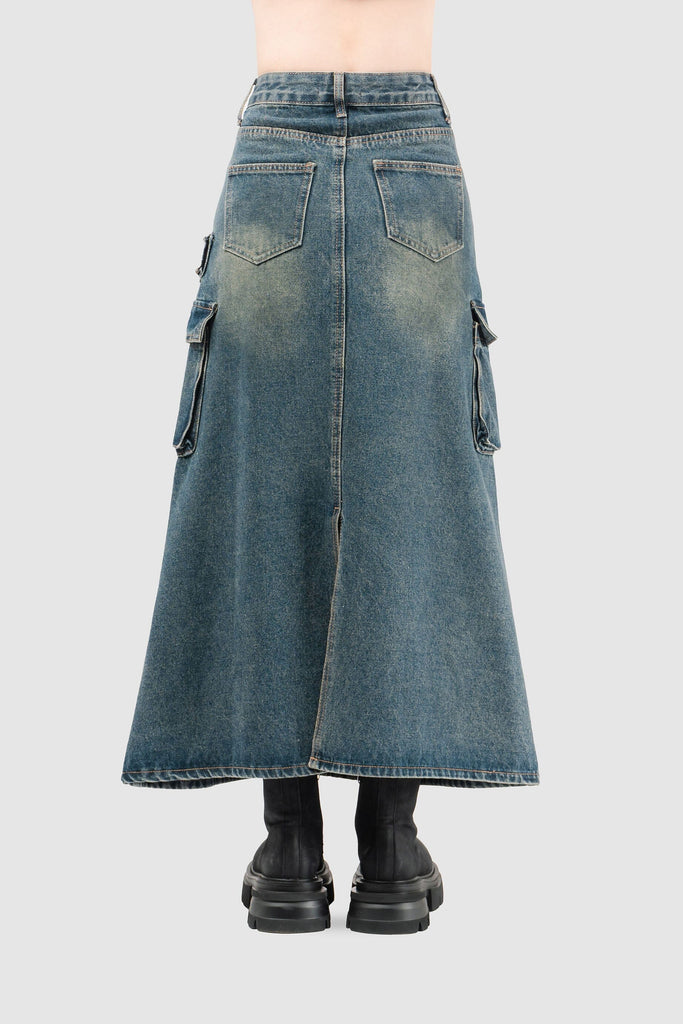 Maxi Falda Denim Irish FALDAS NOW 