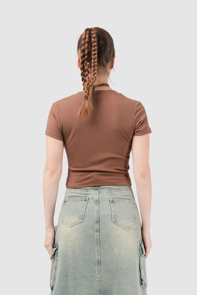 Crop Slim Fit Koffin POLOS NOW 