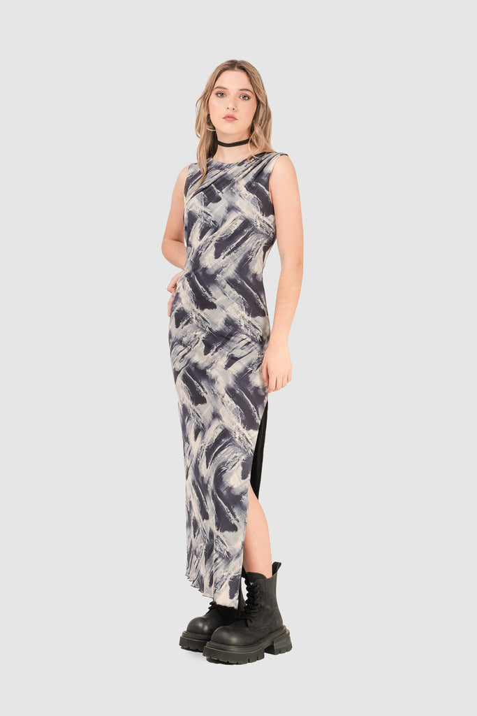 Maxi Vestido Babe VESTIDOS NOW Negro XS 