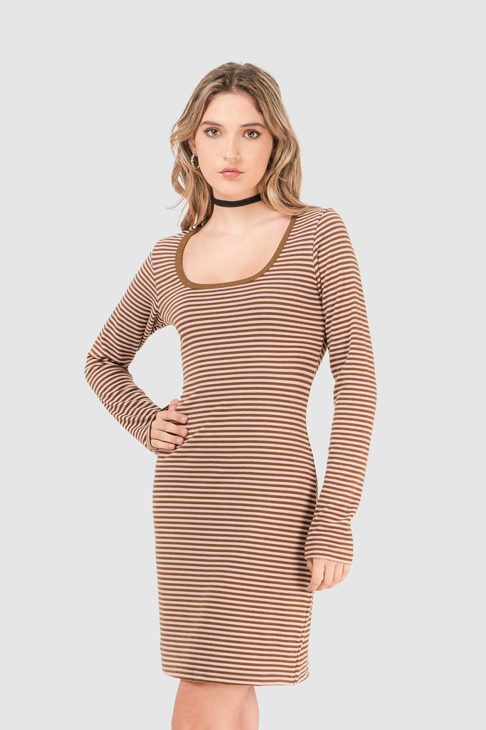 Midi Vestido Jouy VESTIDOS NOW Palo rosa XS 