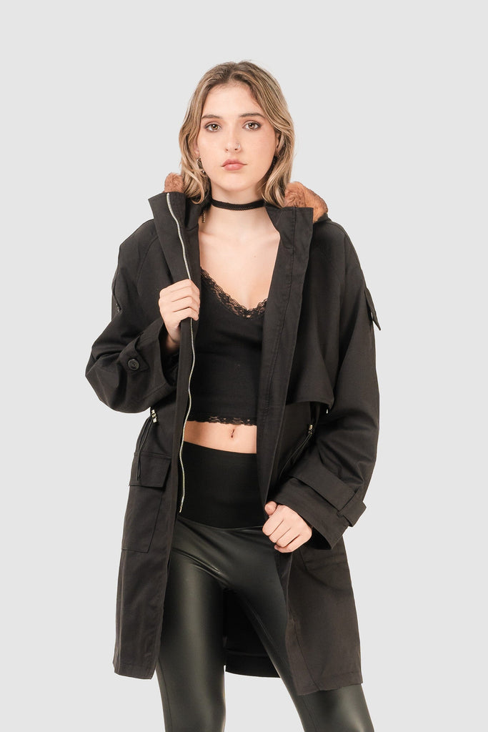 Parka Regular Fit Dodds ABRIGOS NOW Negro XS 