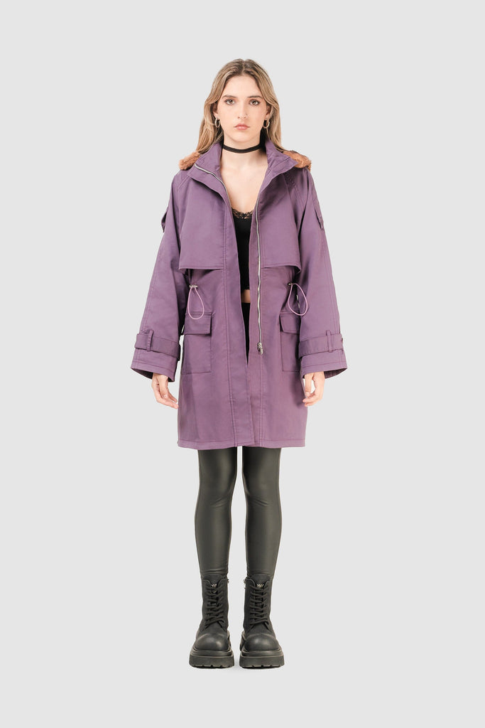 Parka Regular Fit Dodds ABRIGOS NOW Morado XS 