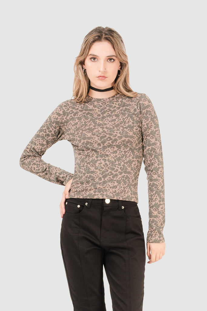 Top Slim Fit Cromarty CROPTOPS NOW Verde Claro XS 