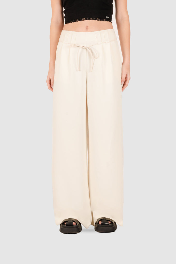 Pantalón Wide Leg Leiber PANTALONES NOW Beige Claro XS 