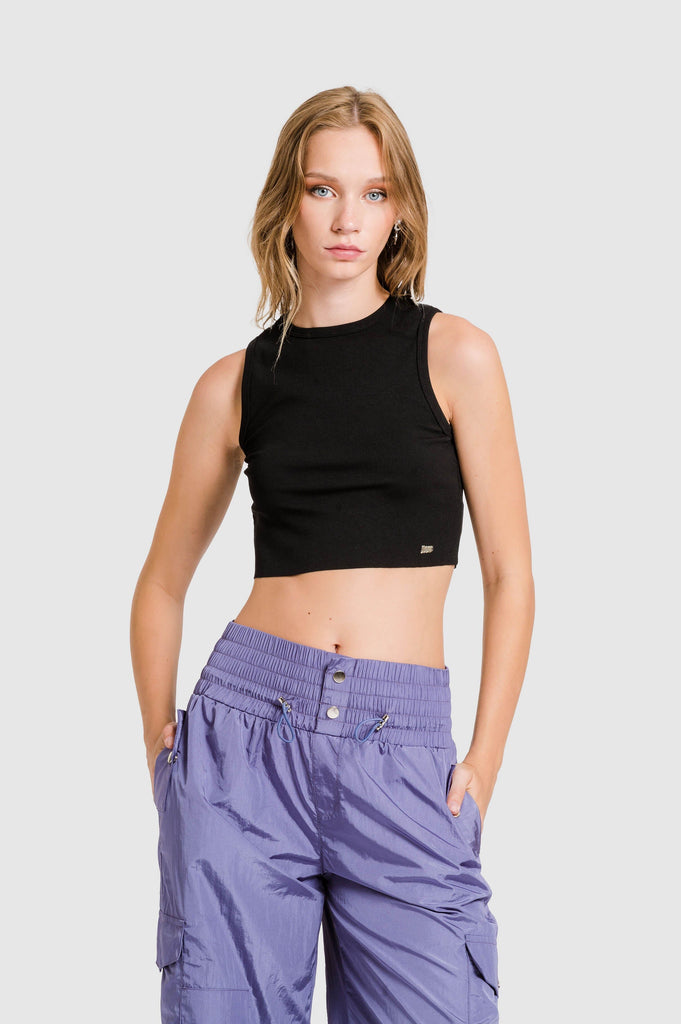 Tank Crop Elhen CROPTOPS NOW Negro XS 