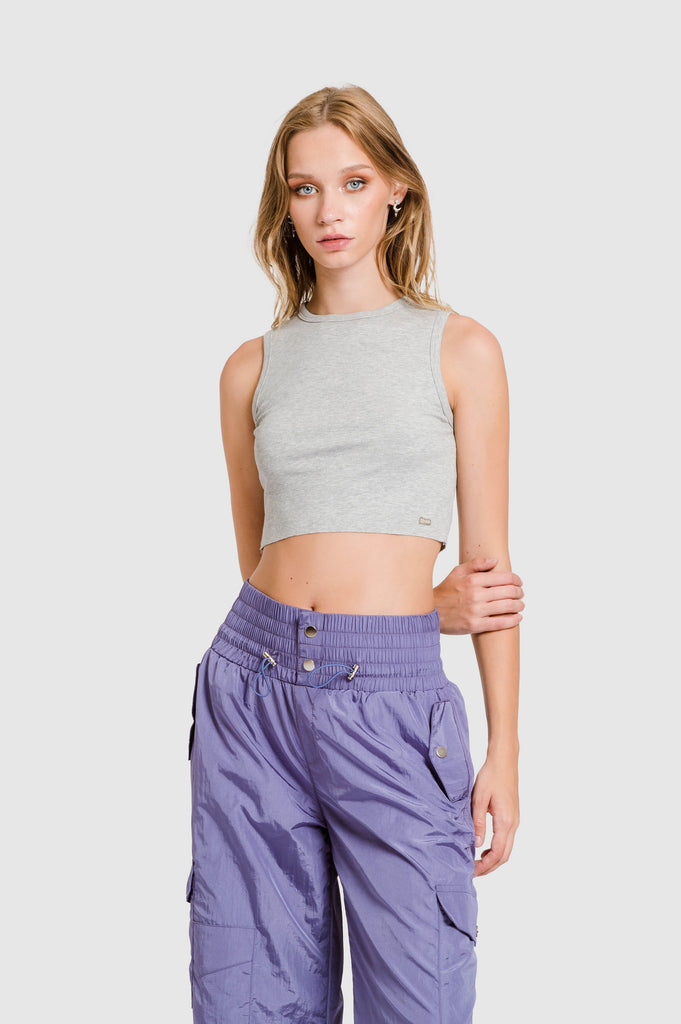 Tank Crop Elhen CROPTOPS NOW Gris XS 