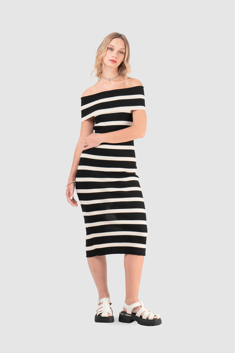 Maxi Vestido Off Shoulder Tredy VESTIDOS NOW 