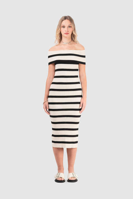 Maxi Vestido Off Shoulder Tredy VESTIDOS NOW 