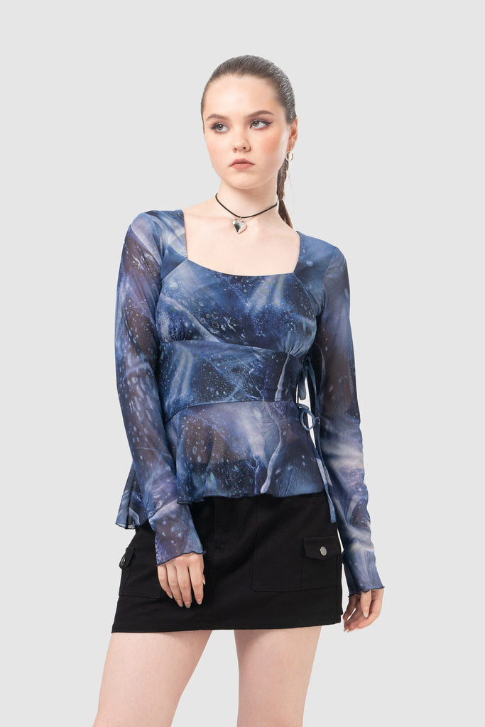 Blusa Slim Fit Sagner BLUSAS NOW Morado XS 