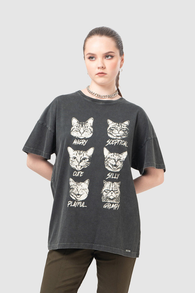 Polo Oversize Fit Earlene POLOS NOW Negro XS 
