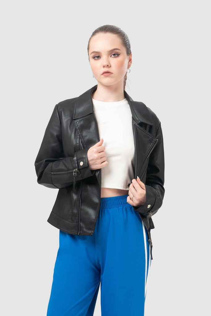 Casaca Cuero Ed CASACAS NOW Negro XS 