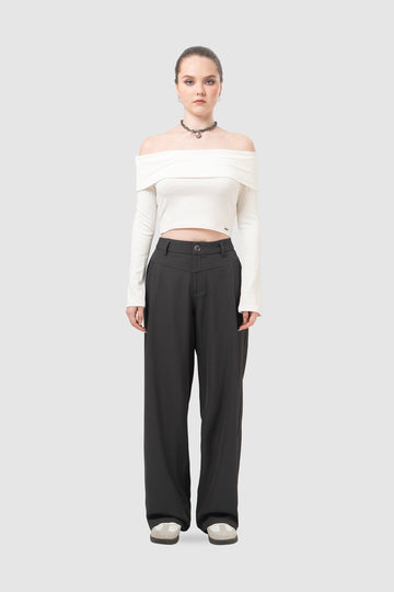 Pantalón Recto Fit Ben PANTALONES NOW Gris Claro XS 