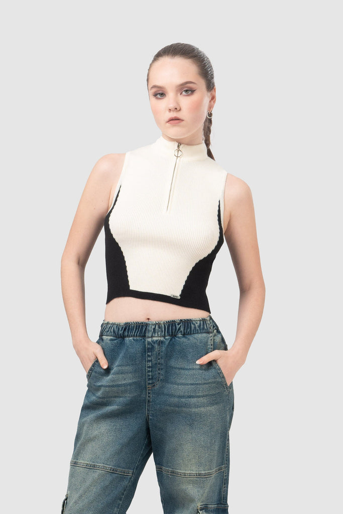 Top Slim Fit Laurent CROPTOPS NOW Perla S 