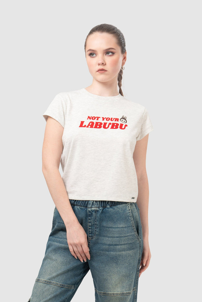 Polo Baby Tee Stomp POLOS NOW Gris Claro XS 