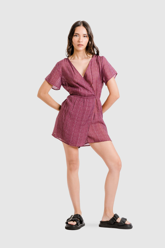 Romper Sonya ENTERIZOS NOW XS Vino 