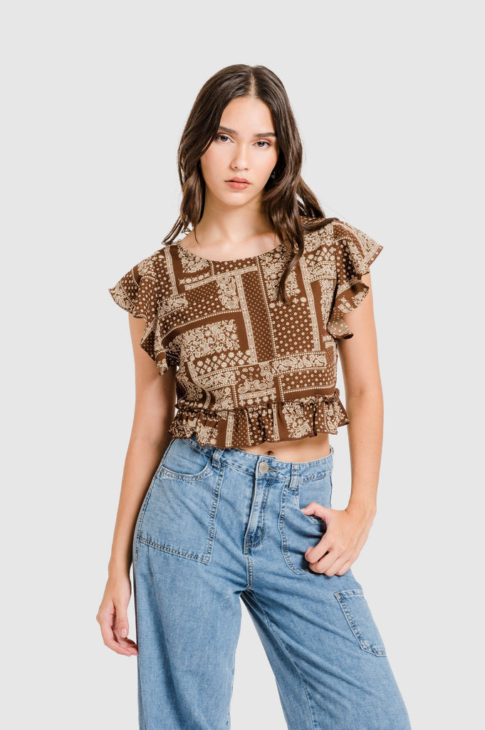 Blusa Crast BLUSAS NOW XS Marron 