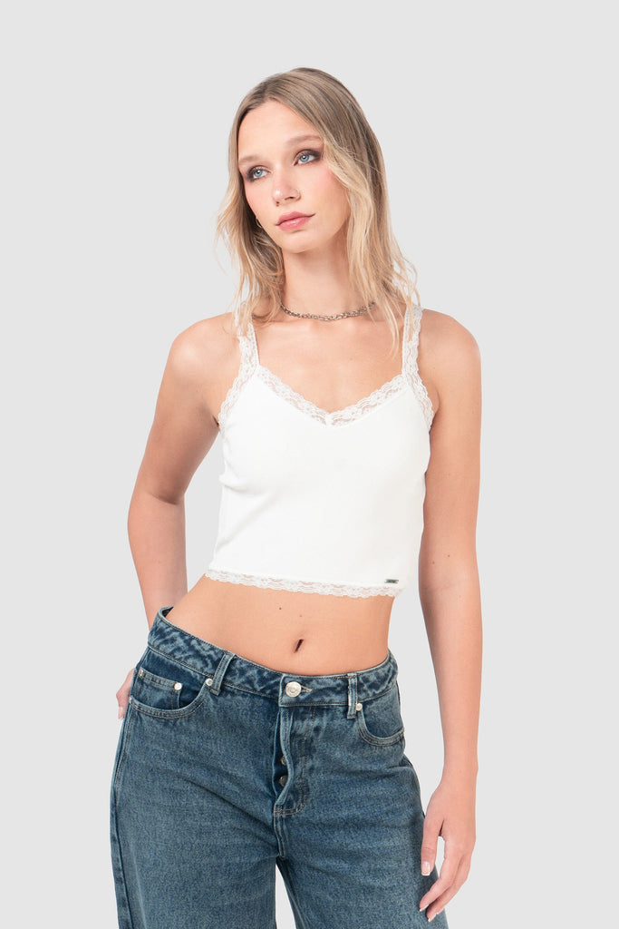 Top Slim Fit Avril CROPTOPS NOW Perla XS 